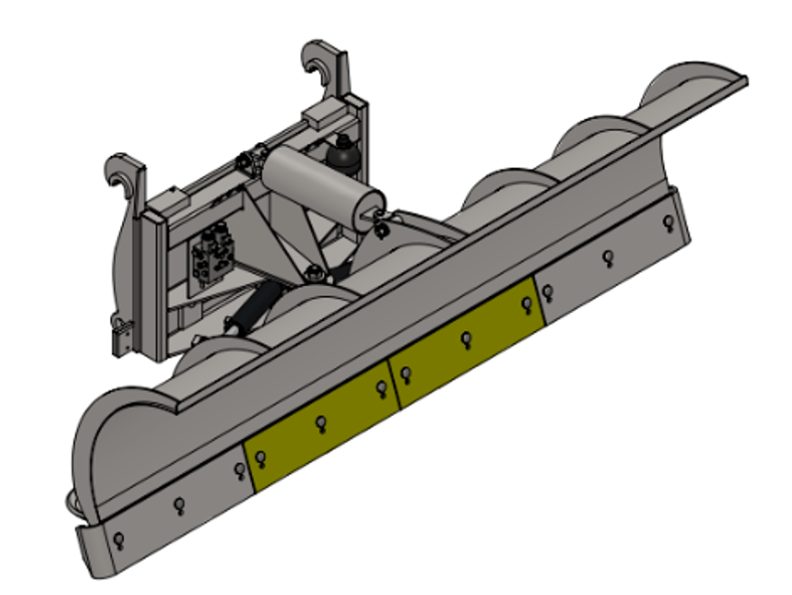 3000 mm snöblad ritning