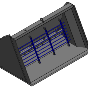 Sandspridarskopa 1000 liter